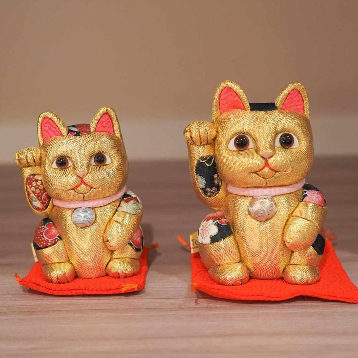 招き猫｜風水 (金) 金運 | 江戸木目込み | 柿沼人形 ｜BECOS