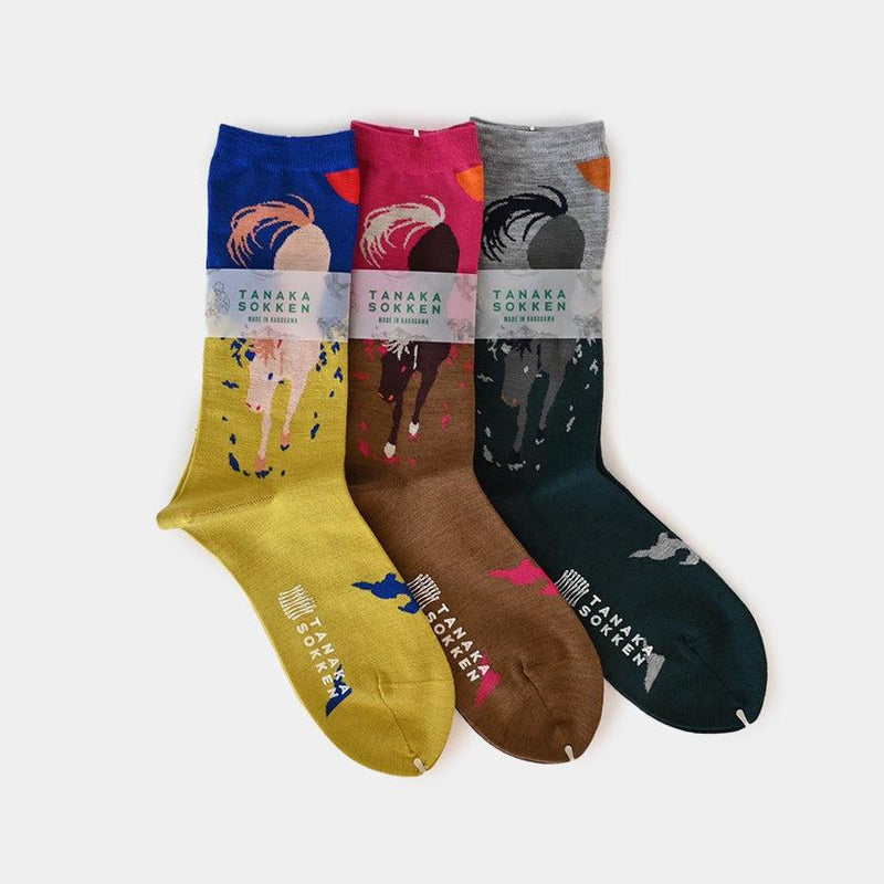 【靴下】GARA SOCKS (UMA) | 靴下 | TANAKA SOKKEN