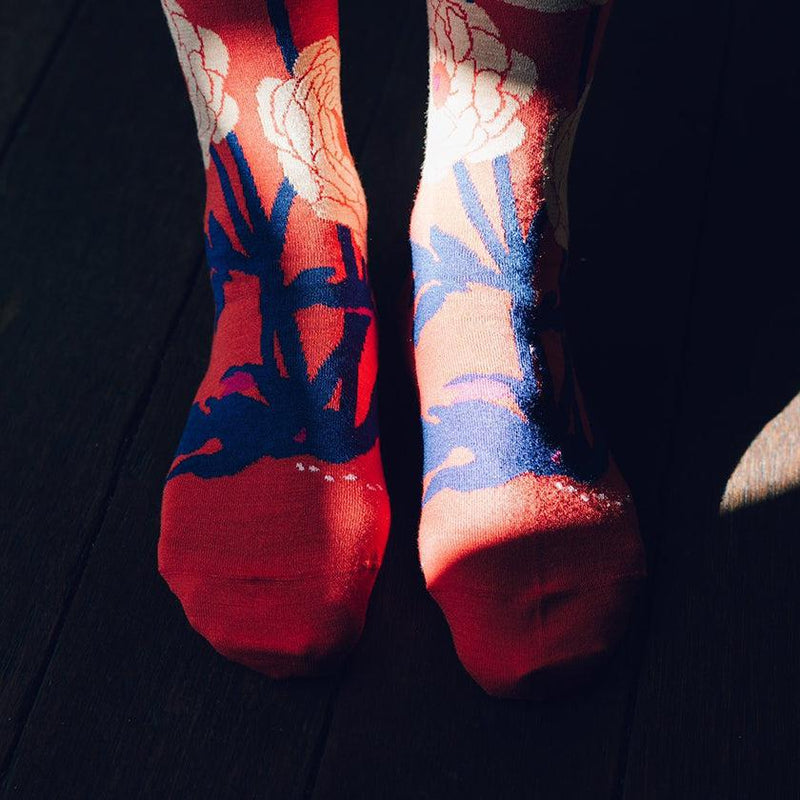 【靴下】GARA SOCKS (HANA) | 靴下 | TANAKA SOKKEN