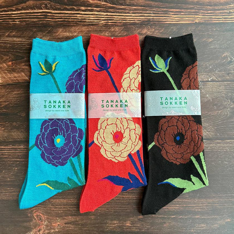 【靴下】GARA SOCKS (HANA) | 靴下 | TANAKA SOKKEN