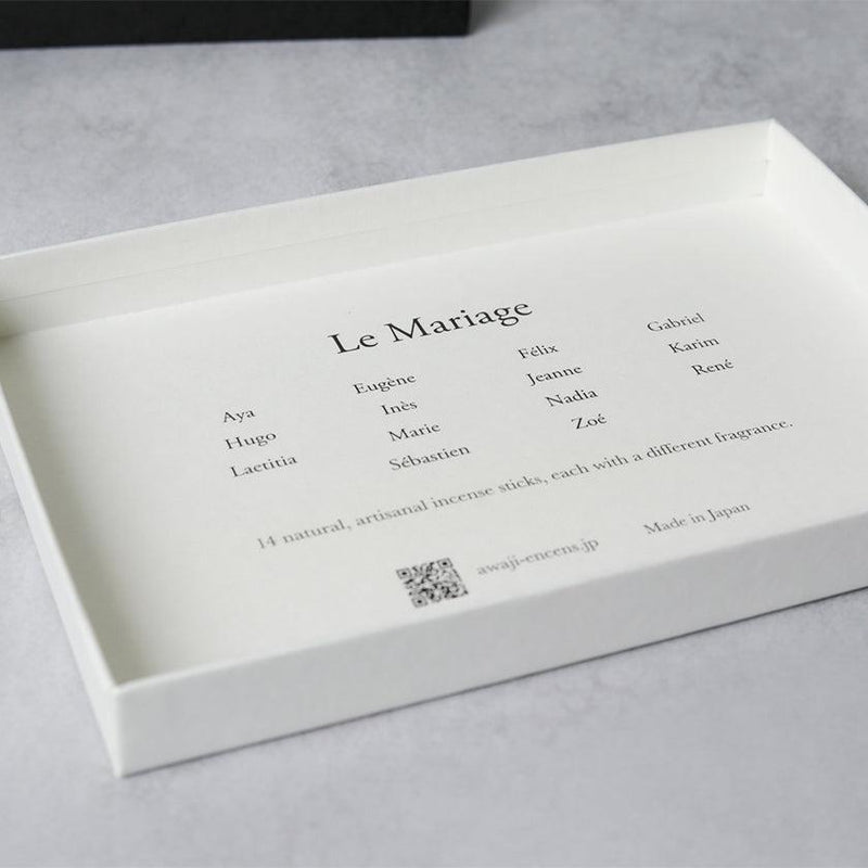 【線香】14種 香立て付き Le Mariage coffret | 線香| AWAJI ENCENS