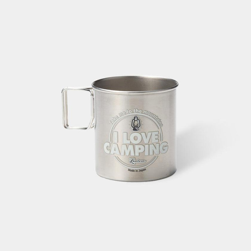 【マグカップ】蓄光 ステンレス I LOVE CAMPING | 丸モ高木陶器